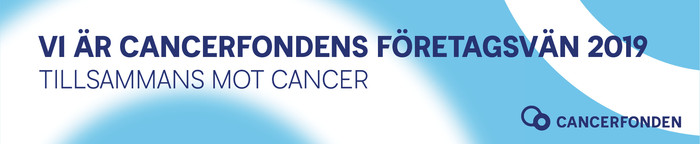 Cancerfonden: Vi är Cancerfondens företagsvän 2019 - Tillsammans mot cancer